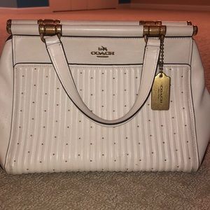 Authentic White Coach Bag!